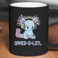 Gamesolotl Axolotl Video Gamer Kawaii Pastel Goth Anime Graphic Design Printed Casual Daily Basic Coffee Mug