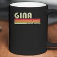 Gina Gift Name Personalized Retro Vintage 80S 90S Birthday Coffee Mug