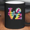 Girls Volleyball Tie Dye Love Colorful For Teenagers Coffee Mug