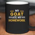 My Goat Ate My Homework Funny Animal Farm Coffee Mug