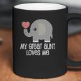 Great Aunt Loves Me Elephant Infant Creeper Coffee Mug