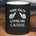 This Guy Loves His Cassie Gift Valentine Heart Belongs Coffee Mug