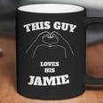 This Guy Loves His Jamie Valentine Day Gift Coffee Mug