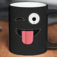 Halloween Costume Emoji Face Wink Eye Tongue Coffee Mug