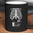 Halloween Rib Cage Skeleton Junk Food Belly Xray Coffee Mug