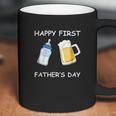 Happy First Fathers Day Funny Emoji Men Gift Coffee Mug