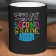 Happy Last Day Of 2Nd Grade Second Grade Class Of 2021 Graduation 2021 School Life Face Mask Quarantine Coffee Mug