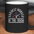 Hardest Worker In The Room Longhorn Flag Coffee Mug