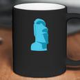 Hawaiian Luau Blue Moai Easter Island Tiki Coffee Mug