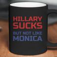 Hillary Sucks Not Monica Coffee Mug