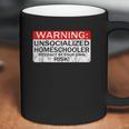 Homeschool Warning Unsocialized Homeschooler Gift Coffee Mug