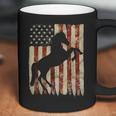 Horse American Flag Usa Patriotic Stallion Gift Coffee Mug