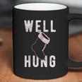 Well Hung Funny Christmas Stocking Offensive Humor Xmas Gifts Coffee Mug