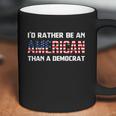 Id Rather Be An American Than A Democrat Fuck Biden Shirt Coffee Mug