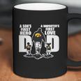 Iowa Hawkeyes Dad A Son’S First Hero A Daughter’S First Love Coffee Mug