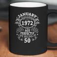 January 1972 The Man Myth Legend 50 Years Old Birthday Gifts Coffee Mug