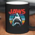 Jaws Retro Colors Shark Rainbow Coffee Mug