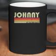 Johnny Name Personalized Retro Vintage 80S 90S Birthday Coffee Mug