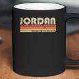 Jordan Surname Funny Retro Vintage 80S 90S Reunion Coffee Mug