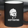 Julian Assange Keep Fighting Coffee Mug