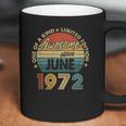 June 1972 Vintage 49 Years Old Retro 49Th Birthday Party Coffee Mug