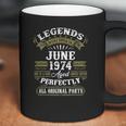 June 1974 47Th Birthday Gift 47 Years Old Men Women Coffee Mug