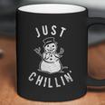 Just Chillin Snowman Cute Funny Christmas Winter Coffee Mug