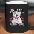 Just A Girl Who Loves Pit Bulls Dog Lover Coffee Mug