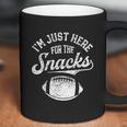 Im Just Here For The Snacks Funny Fantasy Football Coffee Mug