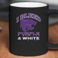 Kansas State Wildcats I Bleed Colors Apparel Coffee Mug