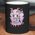 Kawaii Pastel Goth Cute Creepy Girl Anime Skull Coffee Mug