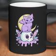 Kawaii Pastel Goth Cute Creepy Witchy Cat And Skull V5 Coffee Mug