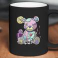 Kawaii Pink Pastel Goth Cute Creepy Teddy Bear Coffee Mug