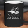 Khaki Land Rover Defender Illustation - Autonaut Coffee Mug