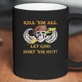 Kill Em All Let God Sort Em Out Skull Coffee Mug