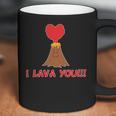 I Lava You Volcano Funny Cute Valentines Day Gift Coffee Mug