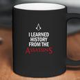 I Learned History From The Assassins Funny Video Game Shirt Coffee Mug