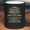 Legends February 1986 Gift 36 Years Old 36Th Birthday Gifts Coffee Mug