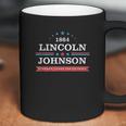 Lincoln Johnson Funny Presidential Campaign 1864 Coffee Mug