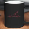 Lines Of Heart Guitar Herz Herzline Elektrokardiogramm Puls Und Takt Mit Gitarre Coffee Mug