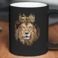 Lion Head Golden Crown Art Canvas King Coffee Mug