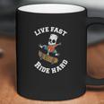 Live Fast Ride Hard Halloween Bart Coffee Mug