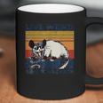 Live Weird Fake Your Death Opossum Ugly Cats Retro Vintage Coffee Mug