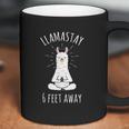 Llamastay 6 Feet Away Funny Llama Social Distancing Coffee Mug