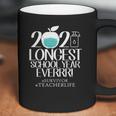 The Longest School Year Ever Apple Wearing Face Mask Teacher 2021 Ver2 Coffee Mug