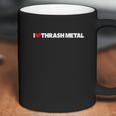 I Love Heart Thrash Metal Coffee Mug