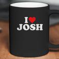 I Love Josh Heart Coffee Mug