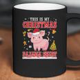 Lovely Pig On Snow Gilf This Is My Christmas Pajama Coffee Mug