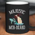 Majestic Merbeard Funny Merman Manly Merman Coffee Mug