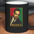 Malcolm X Retro Polo Coffee Mug